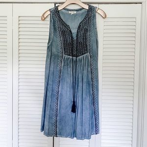 ***SOLD*** Denim Inspired Nu Label Dress Medium